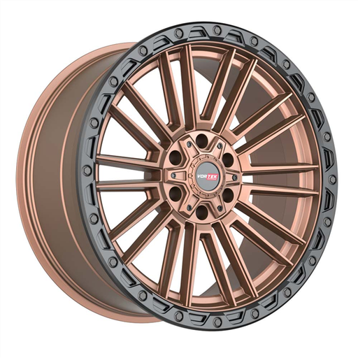 [604179570MZBR] VORTEK VRT-604 MATTE BRONZE WITH BLACK BEAD RING 17X9.0 6X135/6X5.5 +0 +106.1 *NC*