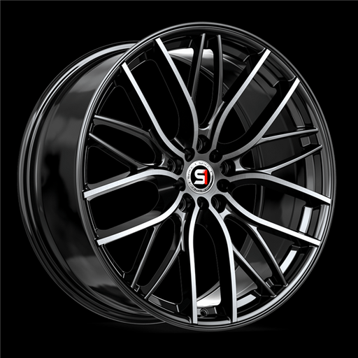 [SP-611883838BM] SPEC-1 SP-61 GLOSS BLACK & MACHINED 18X8.0 5X4.5/5X4.75 +38 +73.1 *NC*