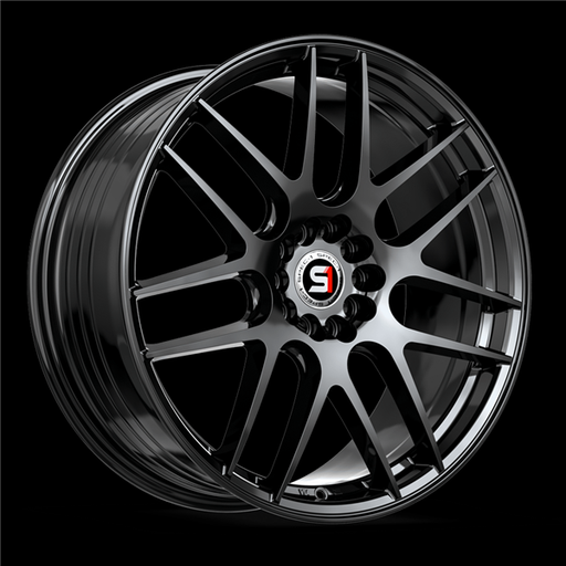 [SP-6520853638GB] SPEC-1 SP-65 GLOSS BLACK 20X8.5 5X112/5X4.5 +38 +73.1 *NC*