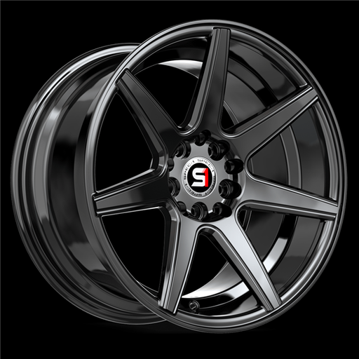 [SP-7317753542GB] SPEC-1 SP-73 GLOSS BLACK 17X7.5 5X110/5X4.5 +42 +73.1 *NC*