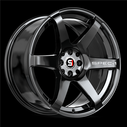 [SPT-321883834GB] SPEC-1 SPT-32 GLOSS BLACK 18X8.0 5X4.5/5X4.75 +34 +73.1 *NC*