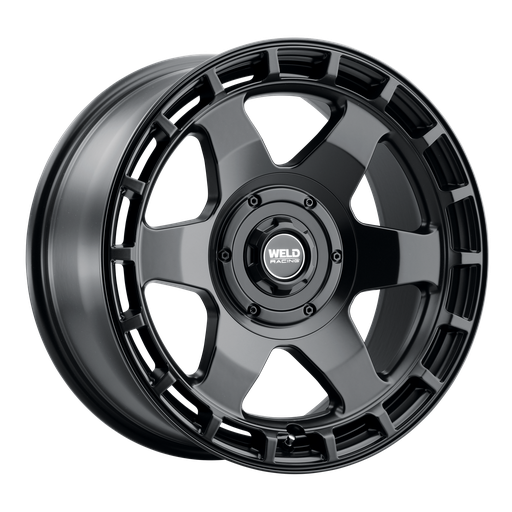 [W14879098450] 17x9 Ridge 6x135 6x139.7 ET-12 BS 4.50 Satin BLK 106.1