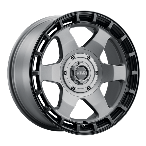 [W15109057500] 20x9 Ridge 5x127 5x139.7 ET00 BS 5.00 Satin Gunmetal / Satin Black 87.1
