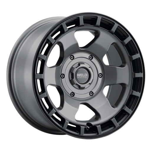 [W15179098450] 17x9 Ridge 6x135 6x139.7 ET-12 BS 4.50 Satin Gunmetal / Satin Black 106.1
