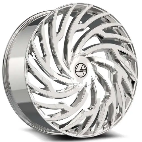 [AZA-53622853838NC] AZZARA AZA-536 NANO CHROME 22X8.5 5X4.5/5X4.75 +38 +74.1 *NC*