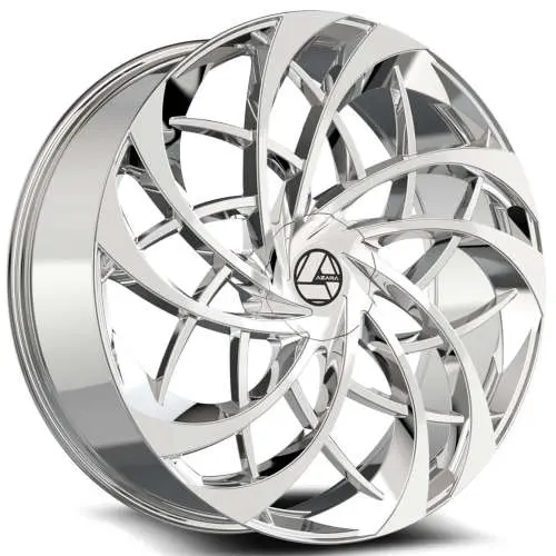 [AZA-540249BL15NCR] AZZARA AZA-540 NANO CHROME 24X9.0 BLANK +15 +78.1 *NC*