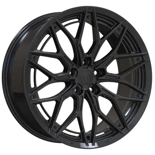 [D16880545+38GB] DEFY D-16 GLOSS BLACK 18X8.0 5X114.3 +38MM 73.10