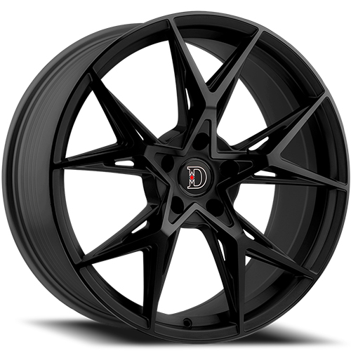 [D11285544+32SB] DEFY-WHEELS D11 SATIN BLACK 20X8.5 5X112 +32 +66.6