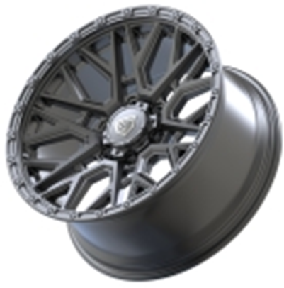 [W940290653+15SB] WICKED-OFFROAD W940 SATIN BLACK 20X9.0 6X135 +15 +87.1