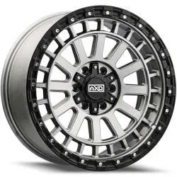 [AS2785267+00SM] AXD-OFFROAD AS2 SILVER MACHINE 17X8.5 6X135/6X139.7 +0 +106.1