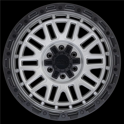 [AS6790655+00SM] AXD-OFFROAD AS6 SILVER MACHINED 17X9.0 6X5.5 +00 +106.1