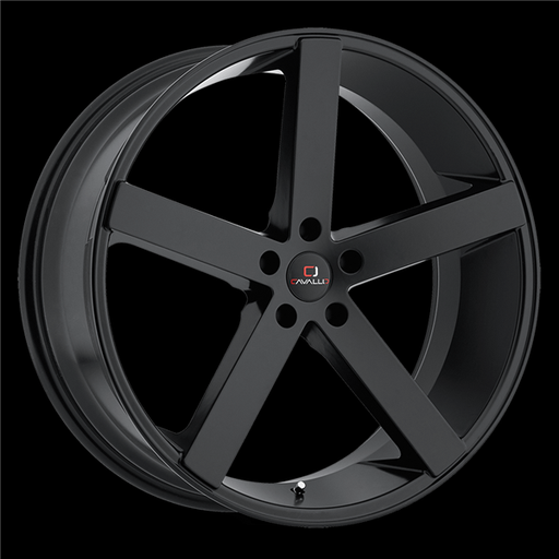 [CLV-524905115+15GB] CAVALLO CLV-5 GLOSS BLACK 24X9.0 5X115 +15 +74.1 *NC*