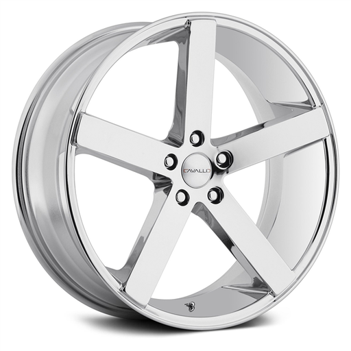 [CLV-5188051143+35NC] CAVALLO CLV-5 NANO CHROME 18X8.0 5X114.3 +35 +74.1 *NC*