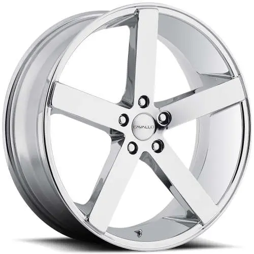 [CLV-520855112+35NC] CAVALLO CLV-5 NANO CHROME 20X8.5 5X112 +35 +74.1 *NC*
