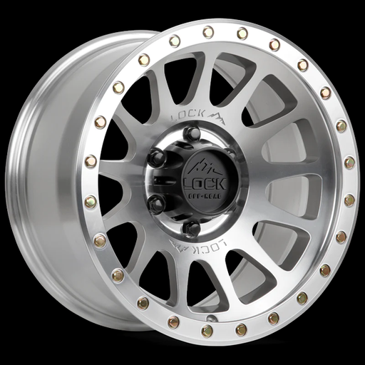 [YOSEMITE-7969MC] LOCK OFFROAD YOSEMITE 17X9 6X139.7 +0 C.B 106.2 MACHINE WITH CLEAR COAT