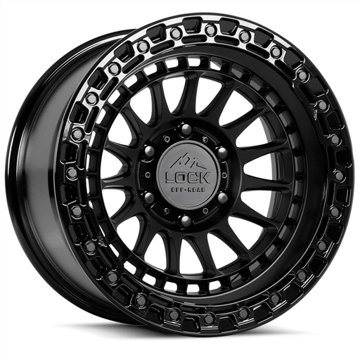 [MOJAVE-7969GB12N] LOCK OFFROAD MOJAVE 17X9-12 6X139.7 CB-106.2 MATTE BLACK W/GLOSS BLACK RING