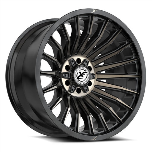[XF-231209061351397+12SBMZDT] XF OFF-ROAD XF-231 SATIN BLACK & BRONZE MACHINED DDT 20X9.0 6X135/6X139.7 +12 +106.4 *NC*