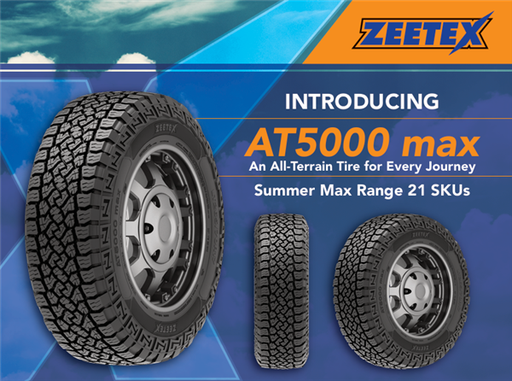 [1200066766] 265/60R18 ZEETEX AT5000 MAX A/T 110T 500A-B 60K + ROAD HAZARD
