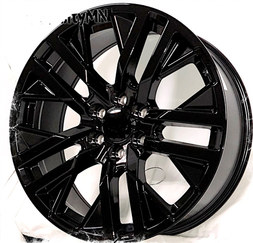 [GM3GB2252+24] GM-3 GLOSS BLACK 22X9.0 6X139.7 +24 +78.1 *AW*