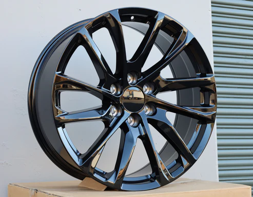 [GM4GB2252+24] GM-4 GLOSS BLACK 22X9.0 6X139.7 +24 +78.1 *AW*