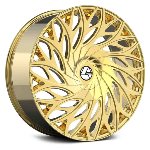 [AZA-52522853838NG] AZARA AZA-525 NANO GOLD 22X8.5 5X120/5X114.3 +38 +74.1 *NC*