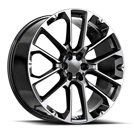 [G40-2295031BM] OE.REVOLUTION G-40 GLOSS BLACK & MACHINED 22X9.0 6X5.5 +31 +78.1 *NC*