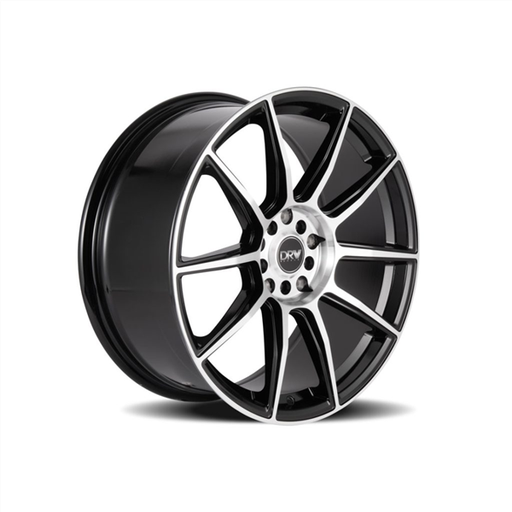 [D20-188010H1103873BMF] DRW-D20 BLACK/MACHINE FACE 18X8.0 5X110/5X4.5 +38 +73.1