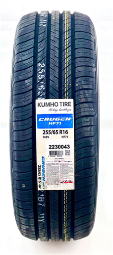 [2230043] 255/65R16 KUMHO CRUGEN HP71 109V ***60K***