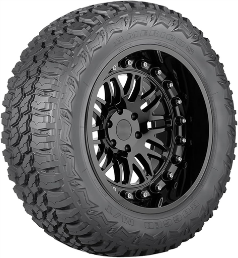 [AMD2461] LT265/70R17 AMERICUS RUGGED M/T 10PLY 121/118Q BSW 80psi M+S+ROAD HAZARD