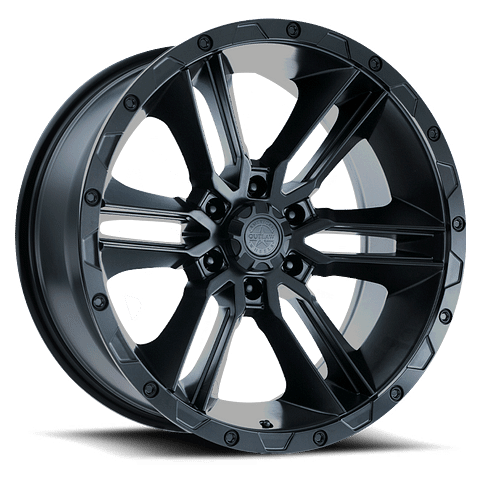 [103626/136-7873BT] 17X8.5 AMERICAN OUTLAW RAILCAR 5X127 -10MM C.B. 71.6 DARK TINT