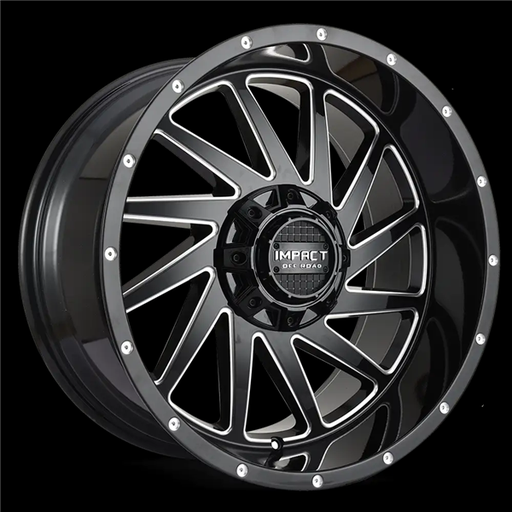 [811GB-79056-00] IMPACT OFF-ROAD 811 17X9-00 5X139.7+5X127 CB-87.1 GLOSS BLACK/MILLING WINDOWS
