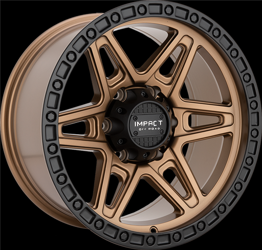 [881BRZ-79050-12] 17X9 IMPACT OFFROAD 881 5X127 -12MM (78.1MM) BROZE WITH BLACK BEAD