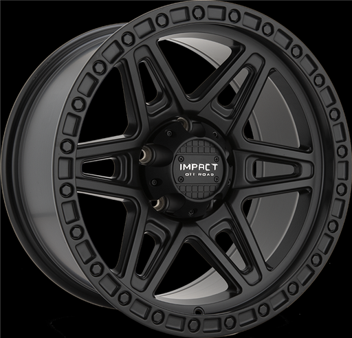 [881SB-79050-12] 17X9 IMPACT OFFROAD 881 5X127 -12MM (78.1MM) SATIN BLACK