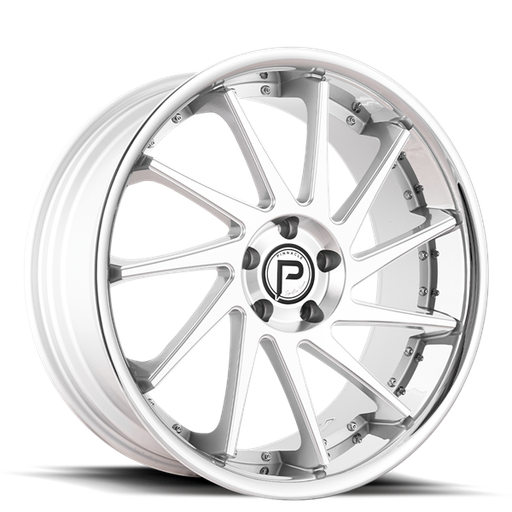 [P21620105120-40SMMLS] 20X10 EPIC 5X120 40MM C.B 72.56 SLV MACHINED MILLED W/ SS LIP (SOLD AS STAGGERED ONLY)