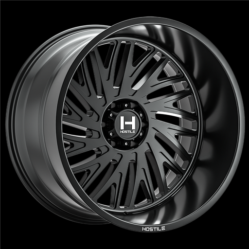 [H131-2010655047BB] 20X10 HOSTILE 131 6X139.7 -19MM C.B 106.1 (APHALT) SATIN BLACK