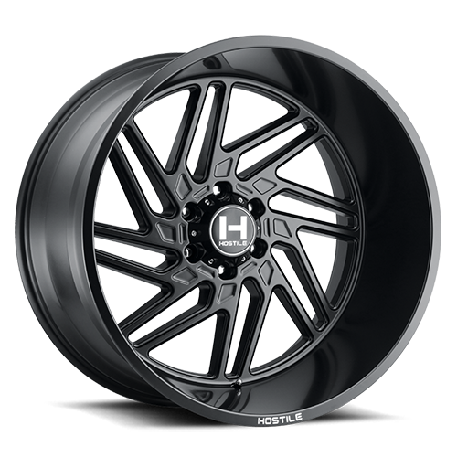 [H116-2010655047BB] 20X10 HOSTILE H116 6X139.7 -19MM C.B 106.1 ASPHALT (SATIN BLACK)