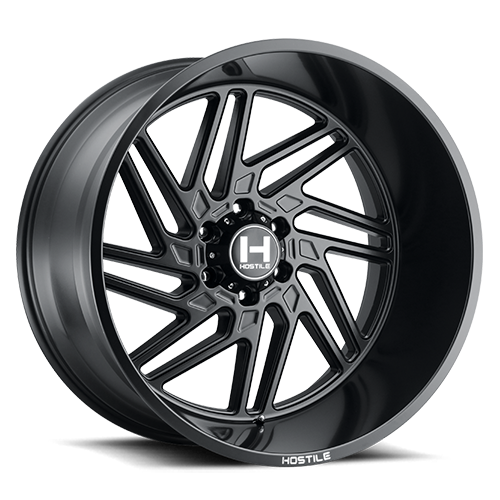 [H116-2012613547BB] 20X12 HOSTILE H116 6X135 -44MM C.B 87 ASPHALT (SATIN BLACK)