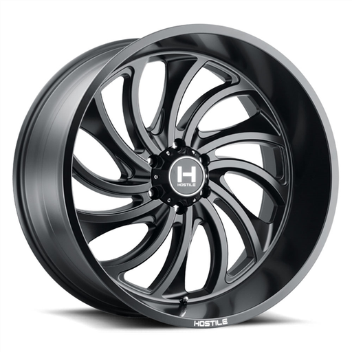 [H118-2012655046BB] 20X12 HOSTILE H118 6X139.7 -4MM C.B 106.1 ASPHALT
