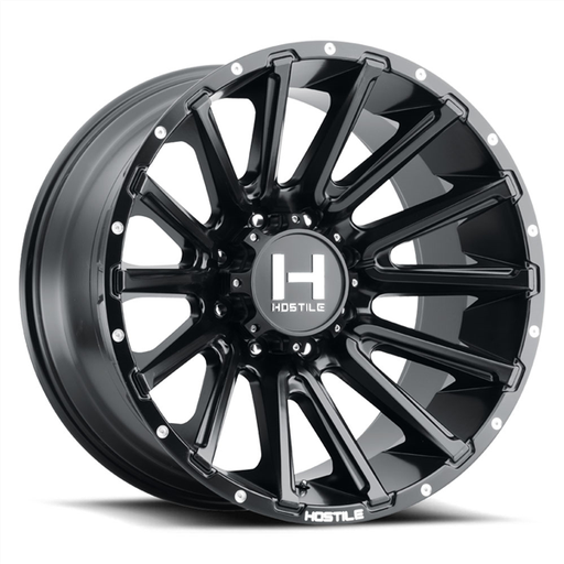 [H123-2012817047BB] 20X12 HOSTILE H123 8X170 -44MM C.B 125.2 ASPHALT