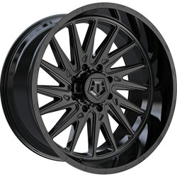 [547B-2125044] 20X12 TIS 547BM 5X150 -44MM C.B 110.2 BLACK ( NO RETURN , FINAL SALE )