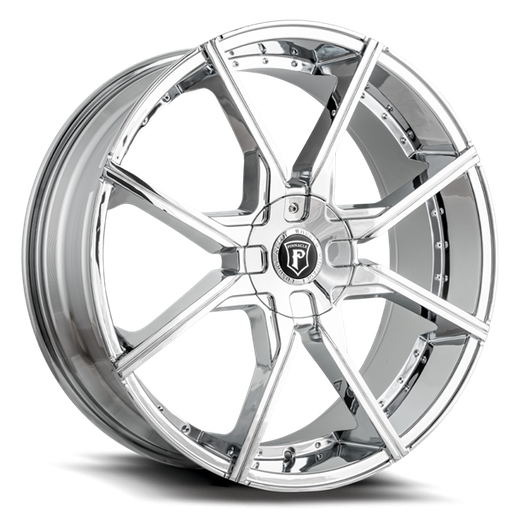 [P96205120-35] 20X8.5 HYPE 5X114.3/5X120 35MM (74.1MM) CHROME