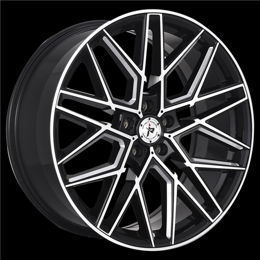 [602BMF-28511+35] 20X8.5 IMPACT RACING 5X112 35MM (73.1MM) GLOSS BLACK MACHINED FACE