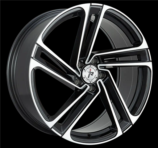[610BMF-28513+35] 20X8.5 IMPACT RACING 610 5X120 35MM (73.1MM) GLOSS BLACK MACHINED FACE