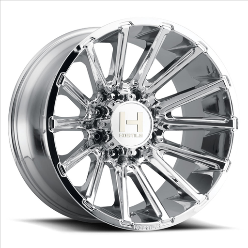 [H123-2212655047C] 22X12 HOSTILE 123 6X139.7 -44MM (106.1MM) ******CHROME*******