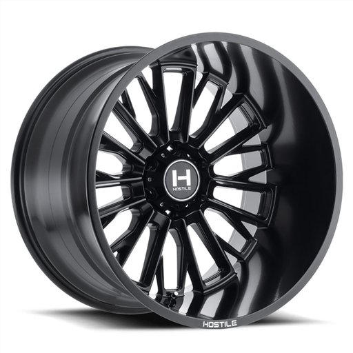 [H114-2212655047BB] 22X12 HOSTILE H114 6X139.7 -44MM C.B 106.1MM (ASPHALT) SATIN BLACK