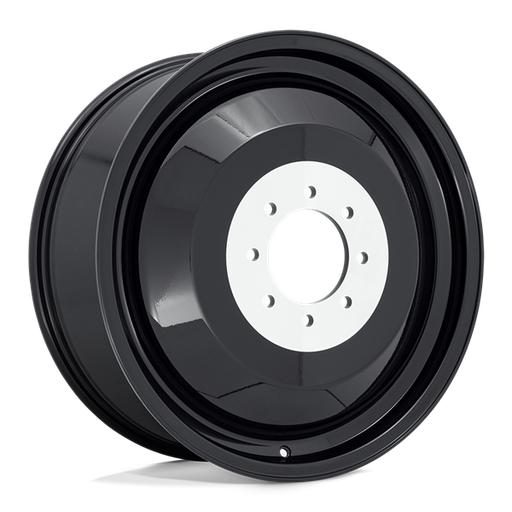 [H400-22828200+115BB] 22X8.25 HOSTILE H400 8X200 +115MM C.B 142.2 ASPHALT(SATIN BLACK) DUALLY REAR INNER