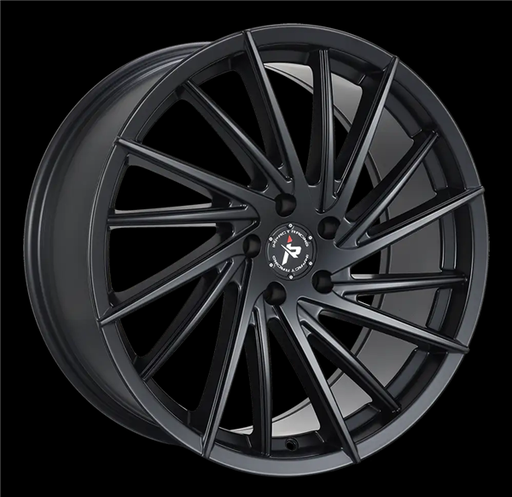 [608GB-229012+38] 22X9 IMPACT RACING 608 5X114.3 38MM (73.1MM) GLOSS BLACK