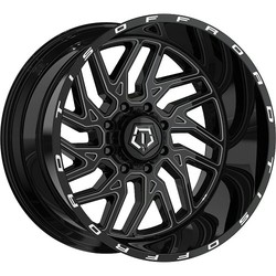 [544BM-2648776] 26X14 TIS 544BM -76MM C.B 125.2 BLACK MILLED ( NO RETURN , FINAL SALE )