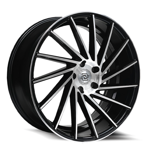 [DC36205545-35GBM] DC-R36 20X8.5 5X114.3 35MM CB74.1 GLOSS BLACK MACHINE