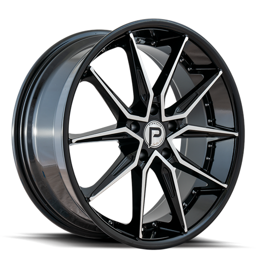 [P21820855120-35GBM] ENZO 20X8.5 5-120 35MM(C.B.72.56MM) GLOSS BLACK MACHINE